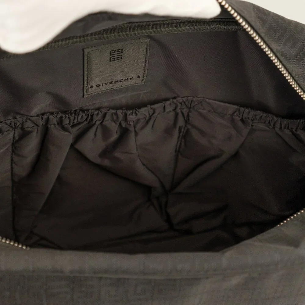 Givenchy 4G Logo Print Travel Baby Diaper Bag w/ Changing Pad, Black